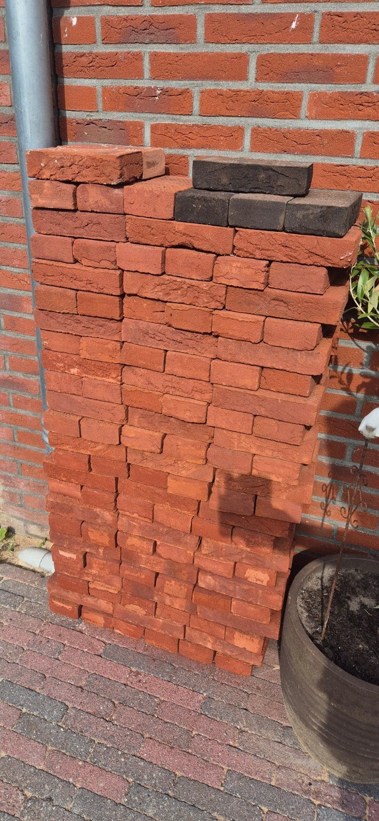 metselstenen, Ophalen, Nieuw, Bakstenen