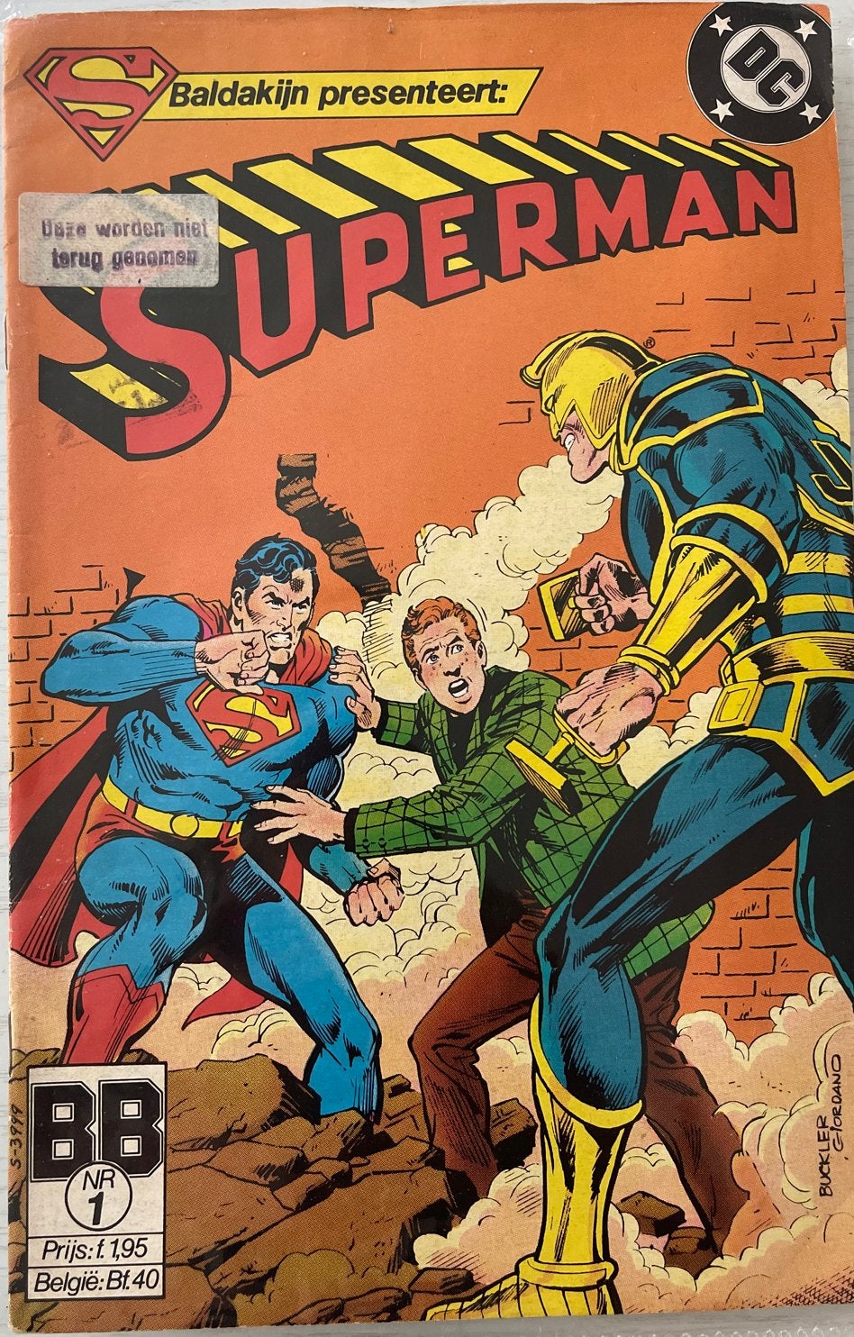 Superman & Batman Stripboeken NR1 - Baldakijn presenteert, Meerdere stripboeken, Ophalen of Verzenden, Gelezen