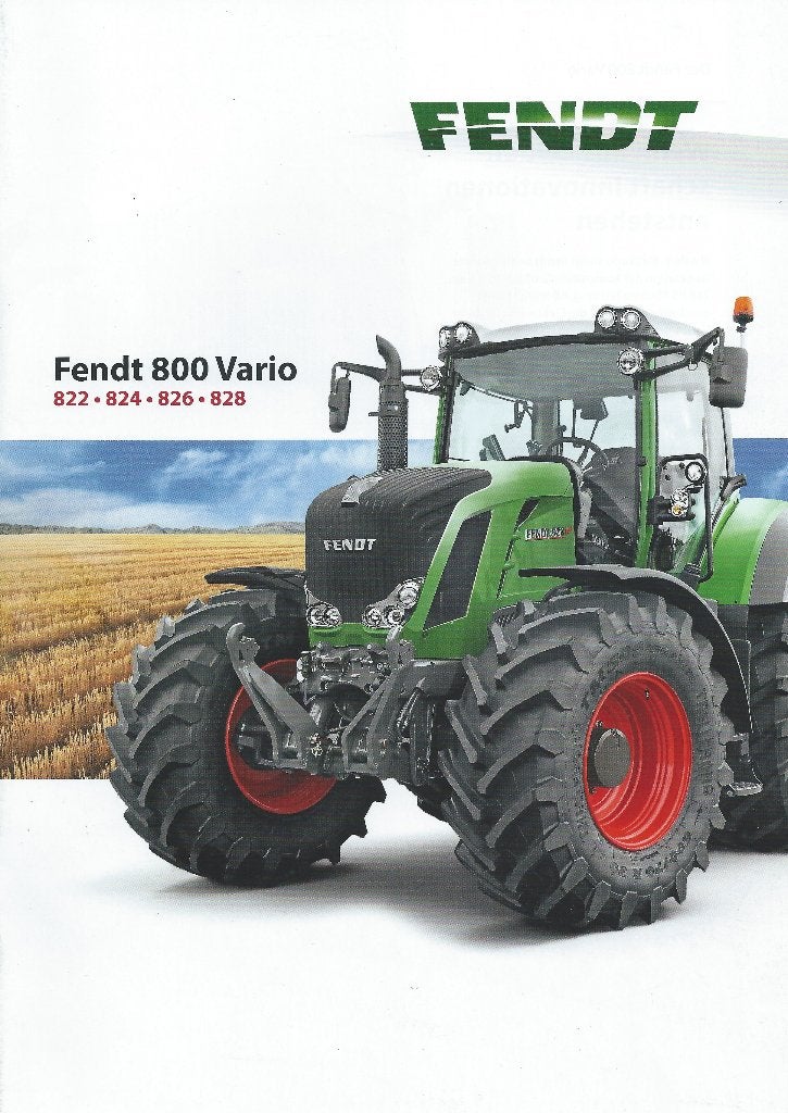 Folder Fendt Vario 800, Boeken, Ophalen of Verzenden, Gelezen, Tractor en Landbouw