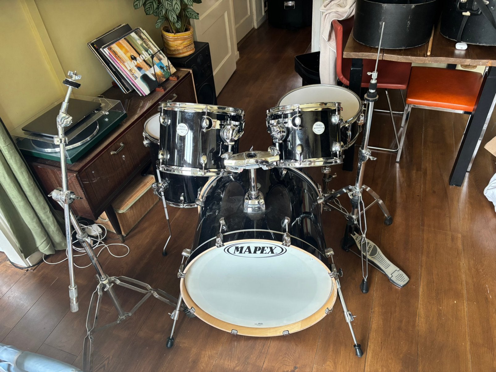 Maple meridian birch drumkit & hardware, Muziek en Instrumenten, Ophalen, Gebruikt, Overige merken