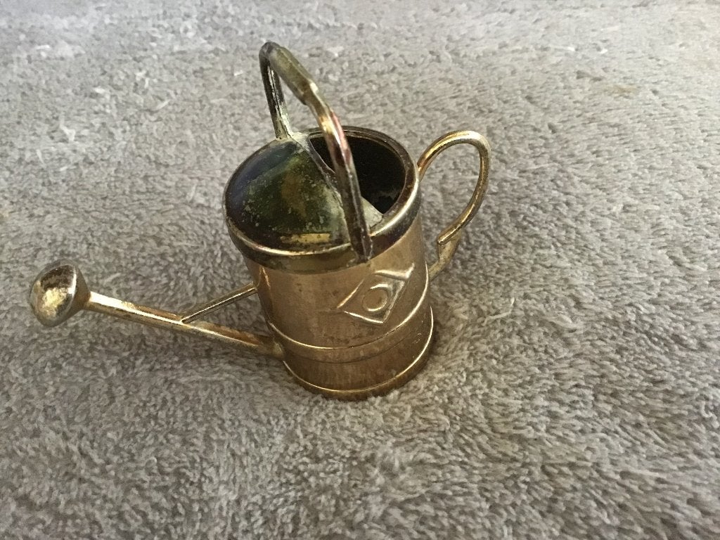 Miniatuur gieter, vintage, Ophalen of Verzenden, Gebruikt
