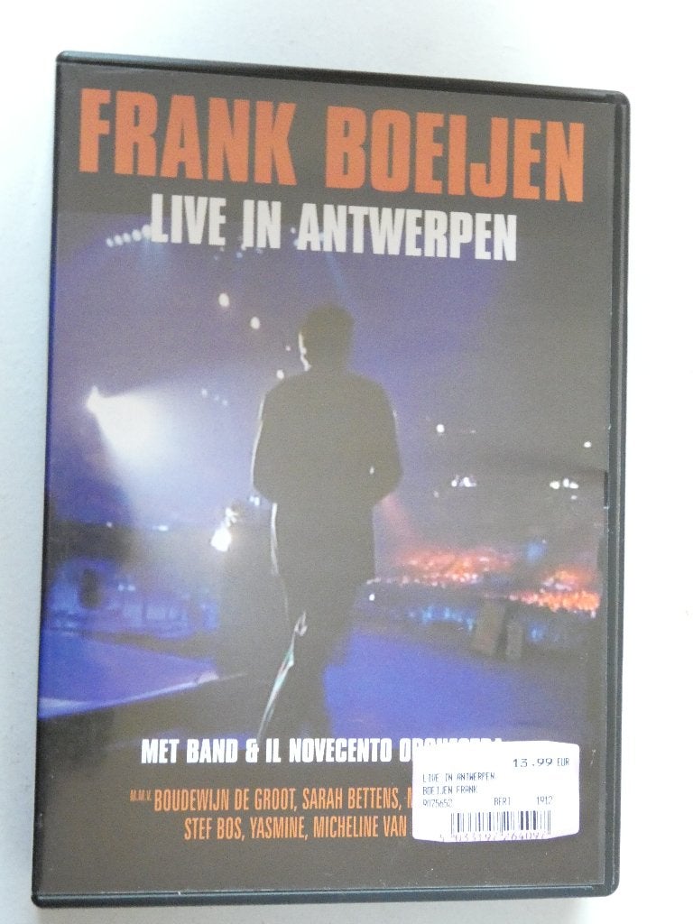 Frank Boeijen Live in Antwerpen, Alle leeftijden, Verzenden, Gebruikt
