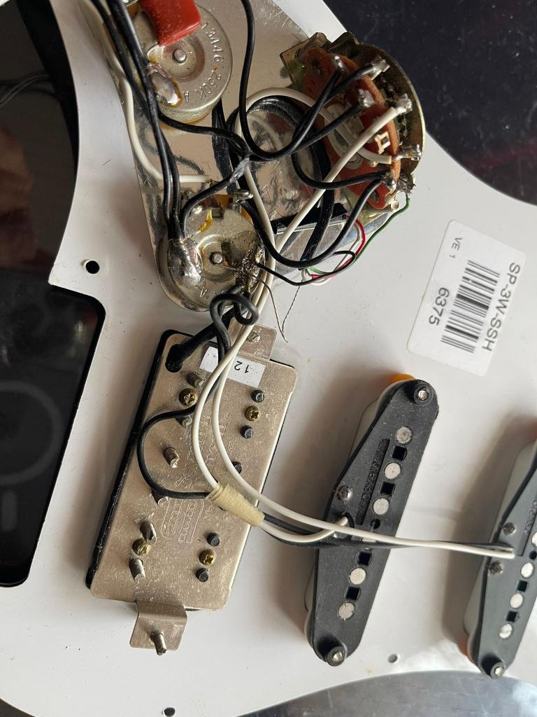 Van FENDER ... Volledig loaded slagplaat, Muziek en Instrumenten, Instrumenten | Onderdelen, Ophalen of Verzenden, Gebruikt, Elektrische gitaar
