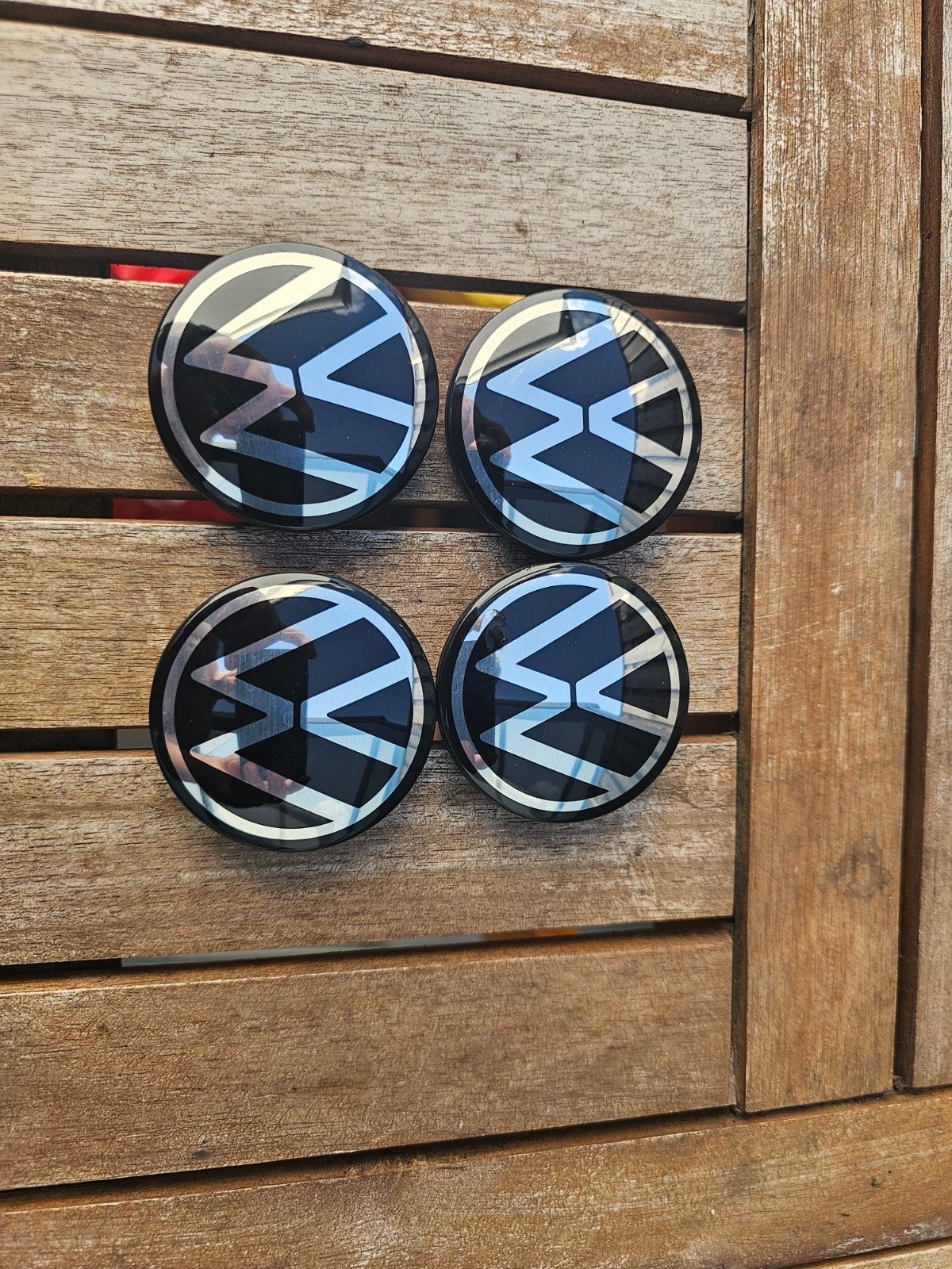 Vw.Gebruikt Wiel Naafdoppe Origineel 56 mm, Auto diversen, Wieldoppen, Ophalen of Verzenden, Zo goed als nieuw
