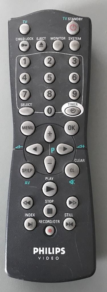 Philips video afstandsbediening RT192  {4024}, Ophalen of Verzenden, Gebruikt