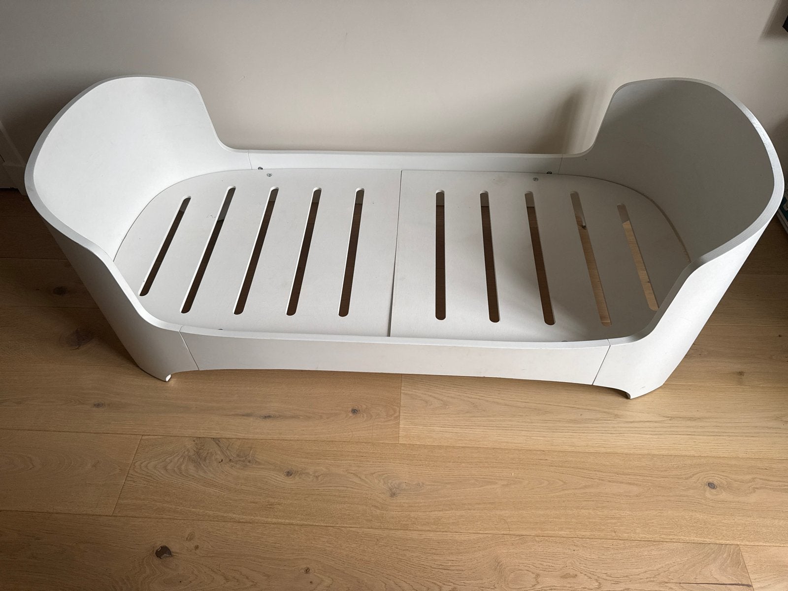 Leander peuterbed 150x70 met matras, Kinderen en Baby's, Kinderkamer | Bedden, Ophalen, Gebruikt, 70 tot 85 cm, 140 tot 160 cm