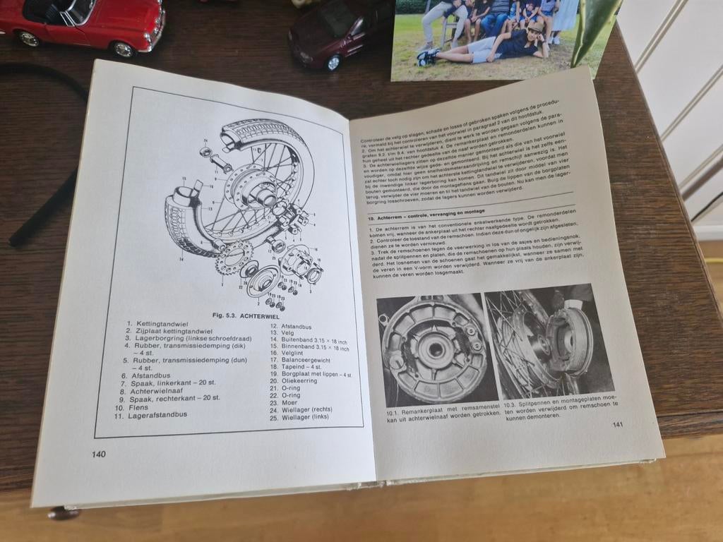 Honda CB350F-4/CB500-4/CB500K1-4 Motor Techniek Boek, Ophalen of Verzenden