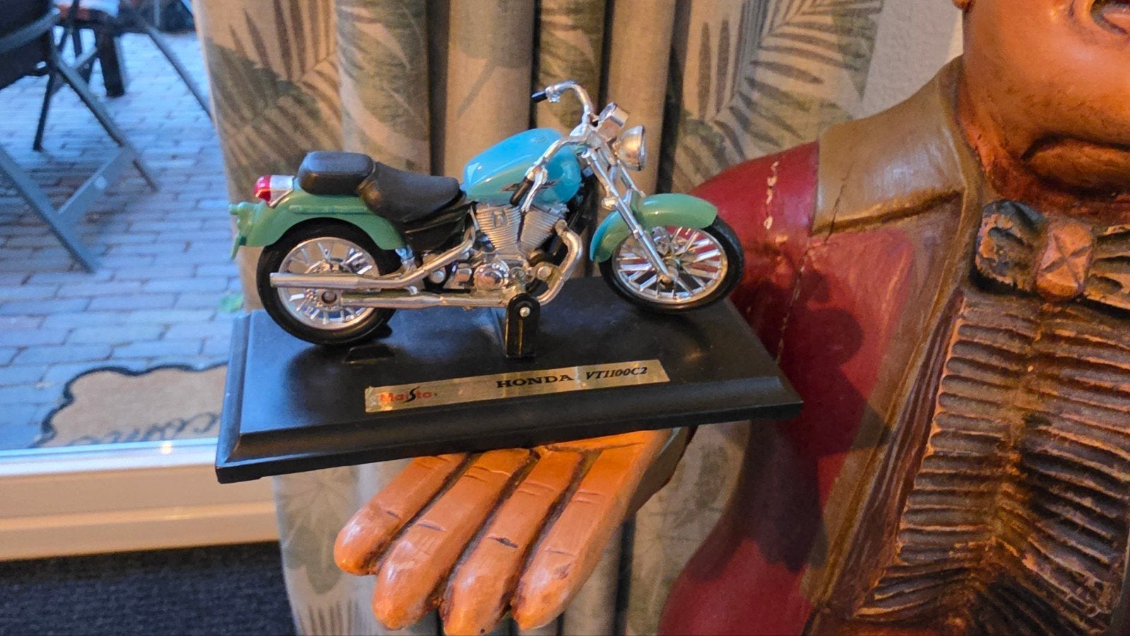 Maisto Honda VT1100C2 Motorfiets Model, Overige merken, 1:50 of kleiner, Overige typen, Ophalen of Verzenden