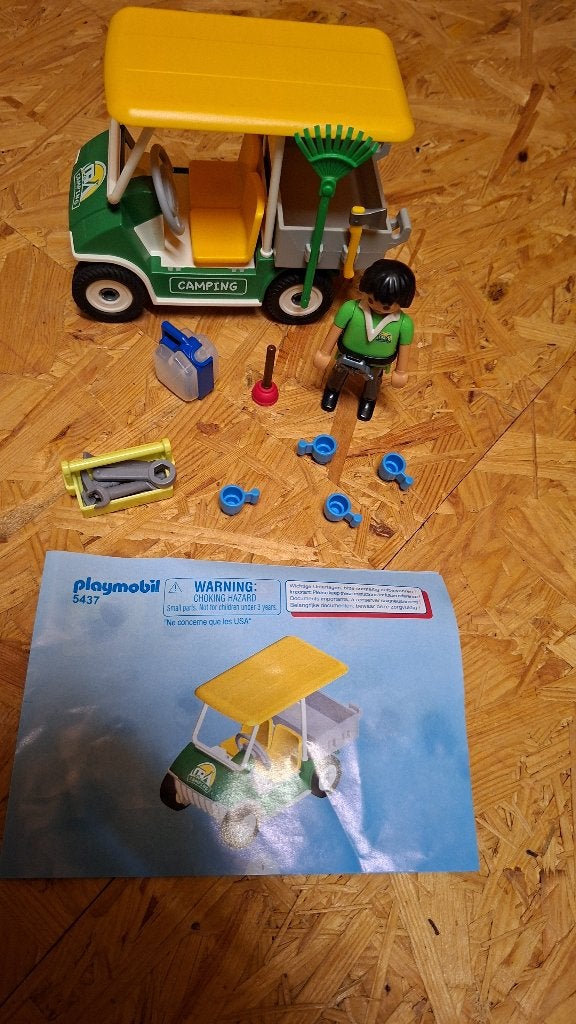 Playmobil golf/ campingkar nr 5437, Complete set, Voertuig, Ophalen of Verzenden, Zo goed als nieuw