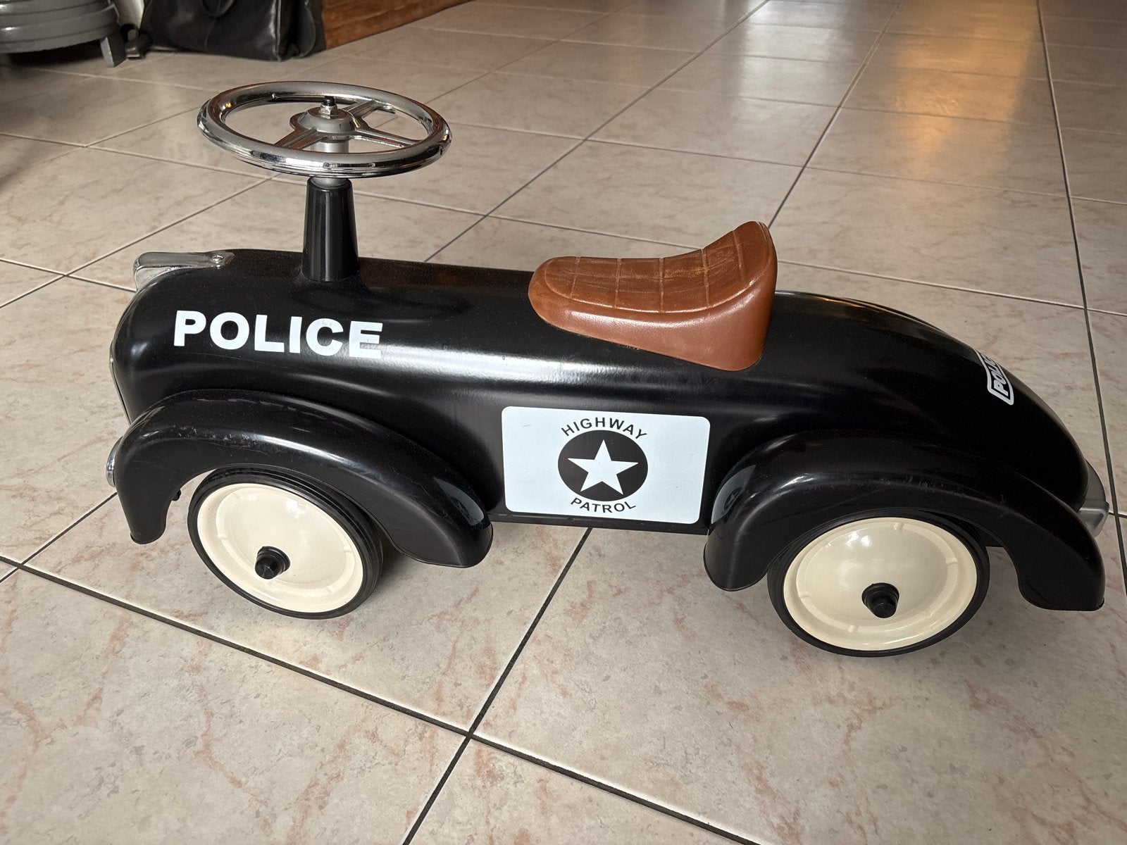 Marquant loopauto Stalen Politie Speelauto - Highway Patrol, Ophalen, Zo goed als nieuw