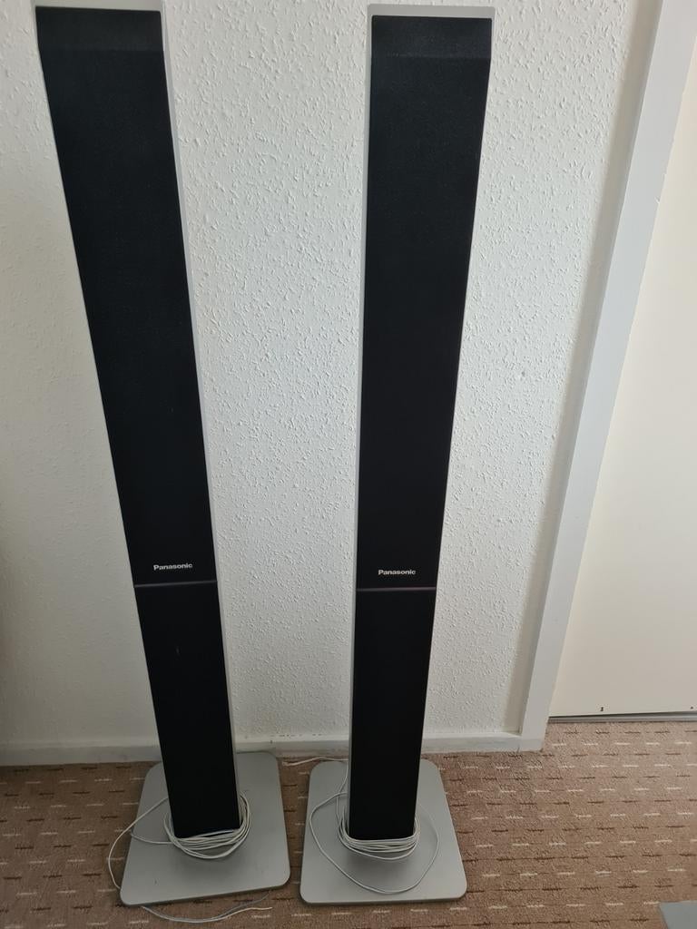 2 Panasonic boxen, Audio, Tv en Foto, Luidsprekers, Ophalen, Minder dan 60 watt, Front, Rear of Stereo speakers, Overige merken