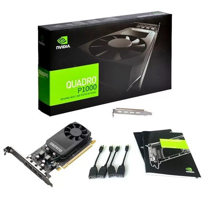 NVIDIA Quadro P1000 4GB GDDR5 PNY –  Nieuw | Workstation GPU, DisplayPort, Nieuw, Ophalen of Verzenden, GDDR5
