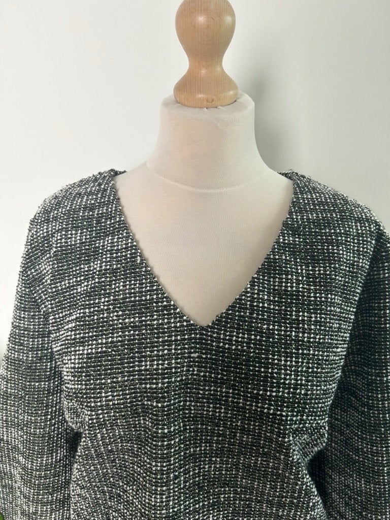 Smashed Lemon maat 3XL 46 retro groene glitter trui 3563, Kleding | Dames, Maat 46/48 (XL) of groter, Ophalen of Verzenden, Zo goed als nieuw