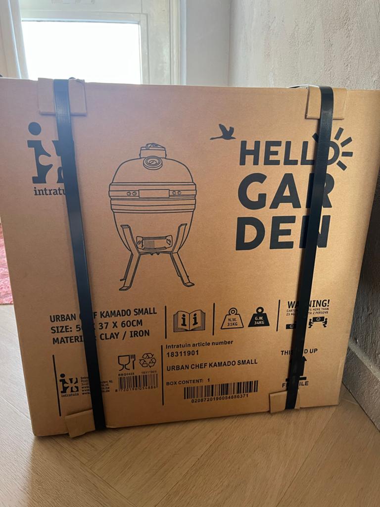 Urban Chef Kamado Small barbecue - Nieuw in doos, Tuin en Terras, Houtskoolbarbecues, Ophalen, Nieuw