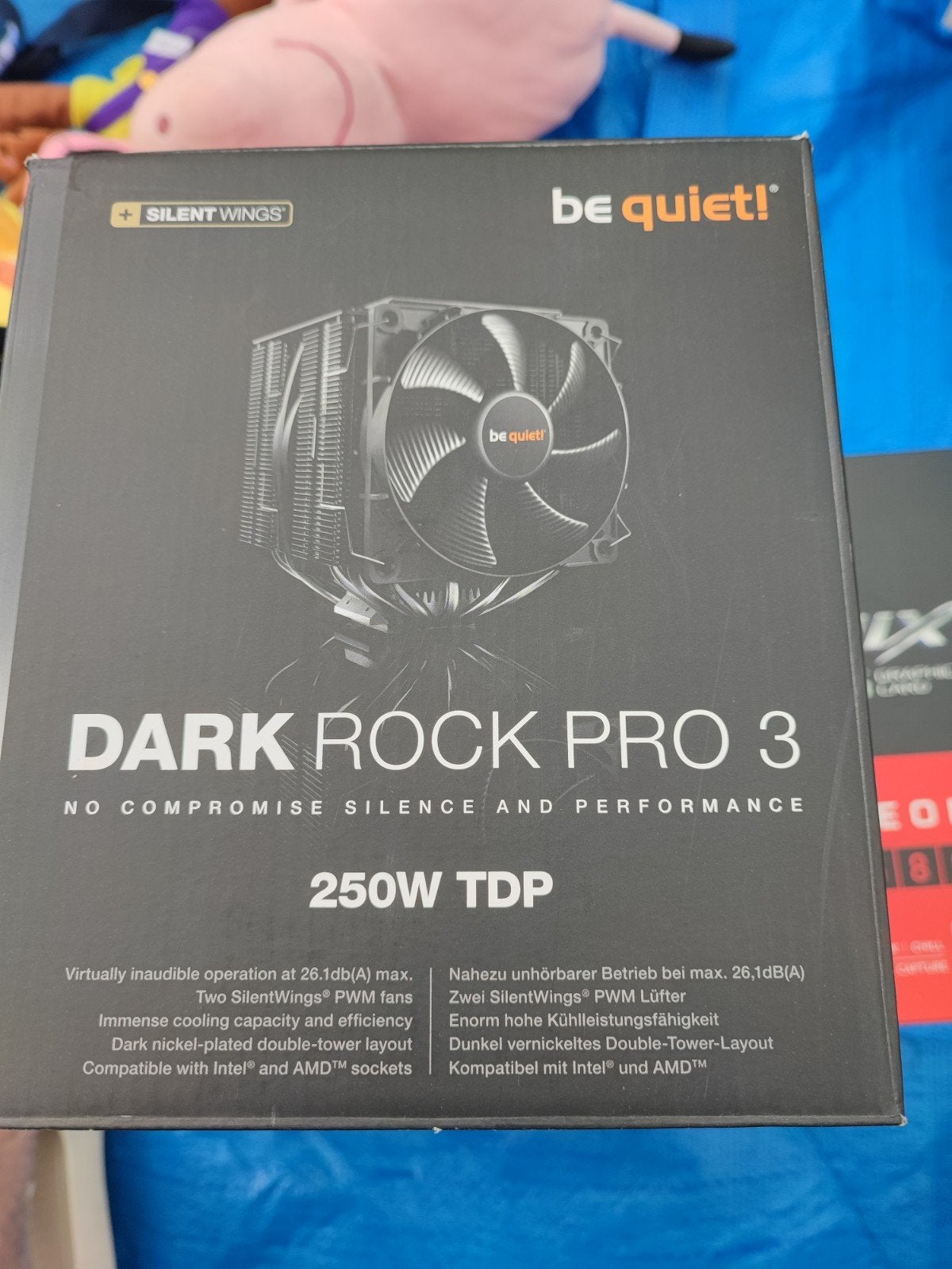 Be Quiet! Dark Rock Pro 3 CPU Koeler - Stil en Krachtig, Computers en Software, Computerkoelers, Ophalen of Verzenden, Gebruikt