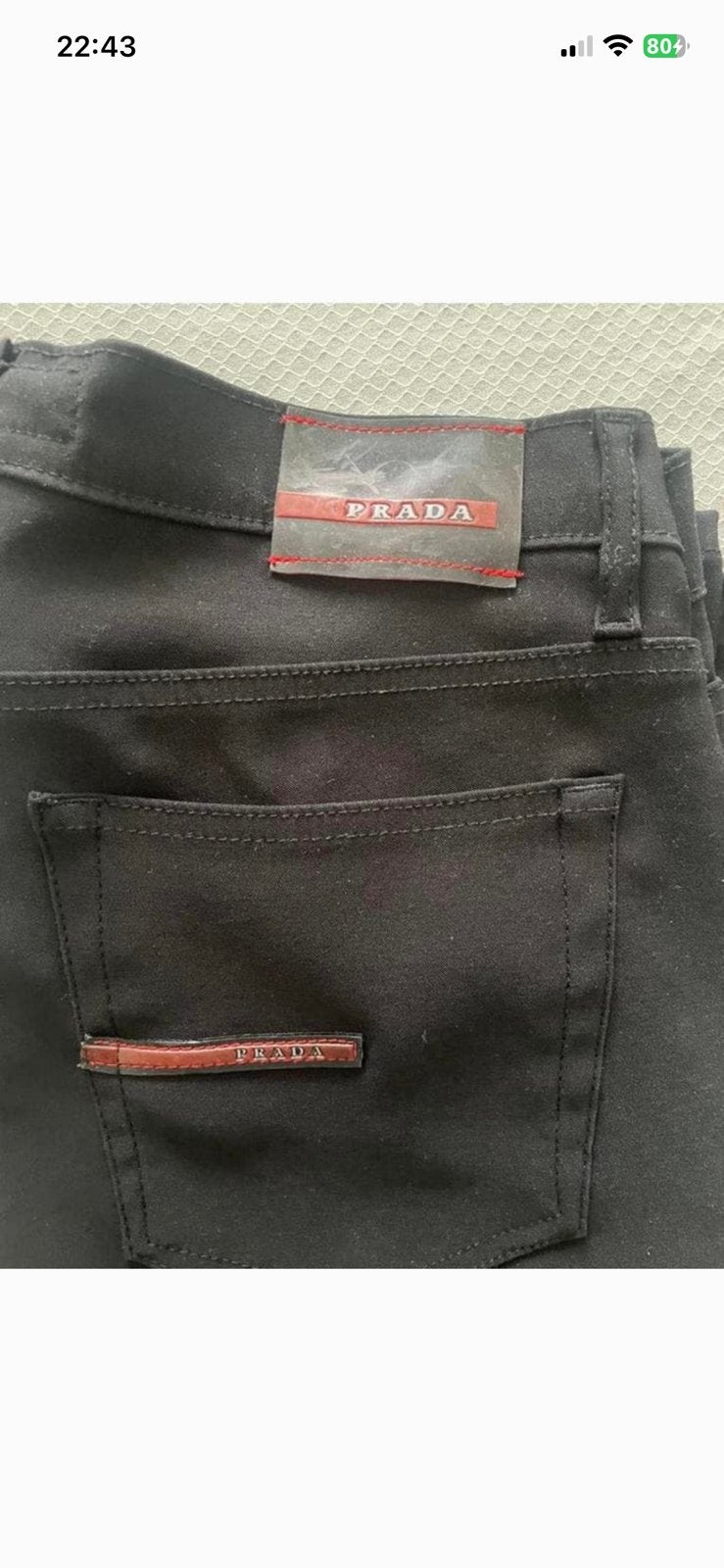 Prada Flared Pants (kijk beschrijving), Verzenden, Zo goed als nieuw
