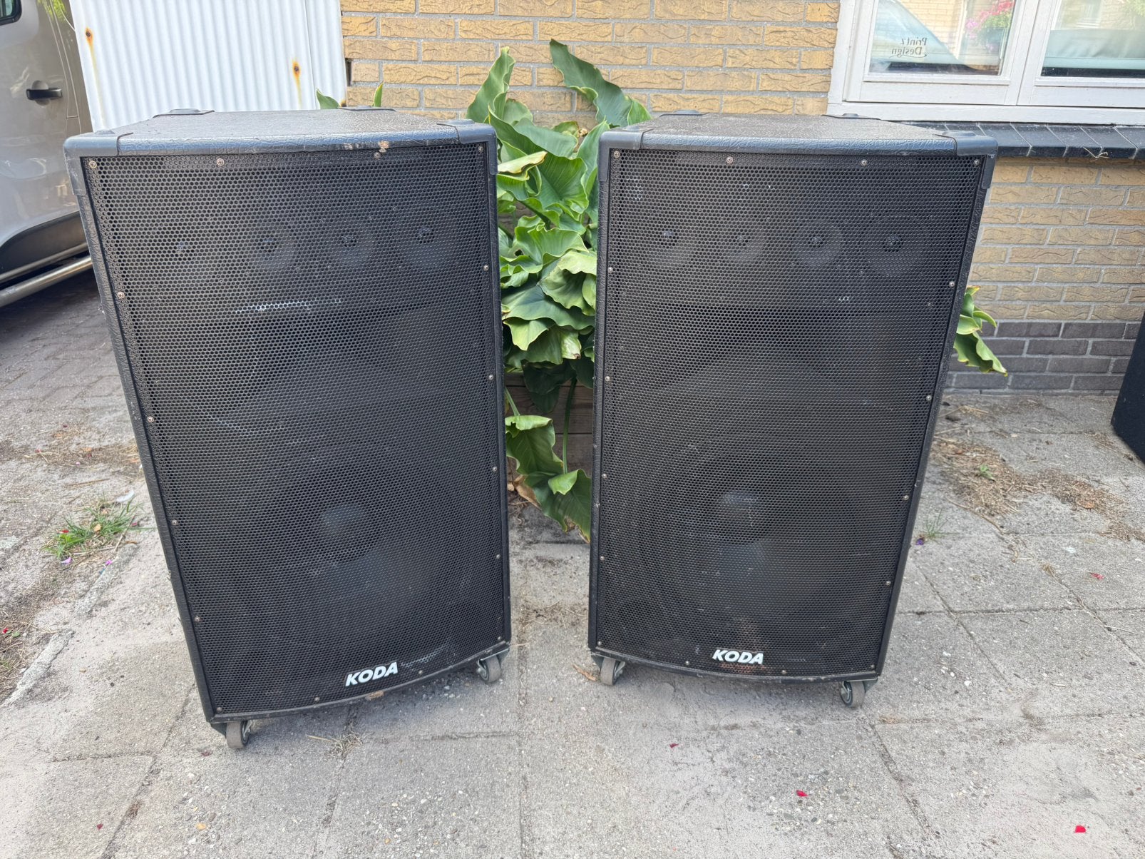 2x Koda MT36 15 inch PA luidsprekers, Audio, Tv en Foto, Luidsprekers, Ophalen