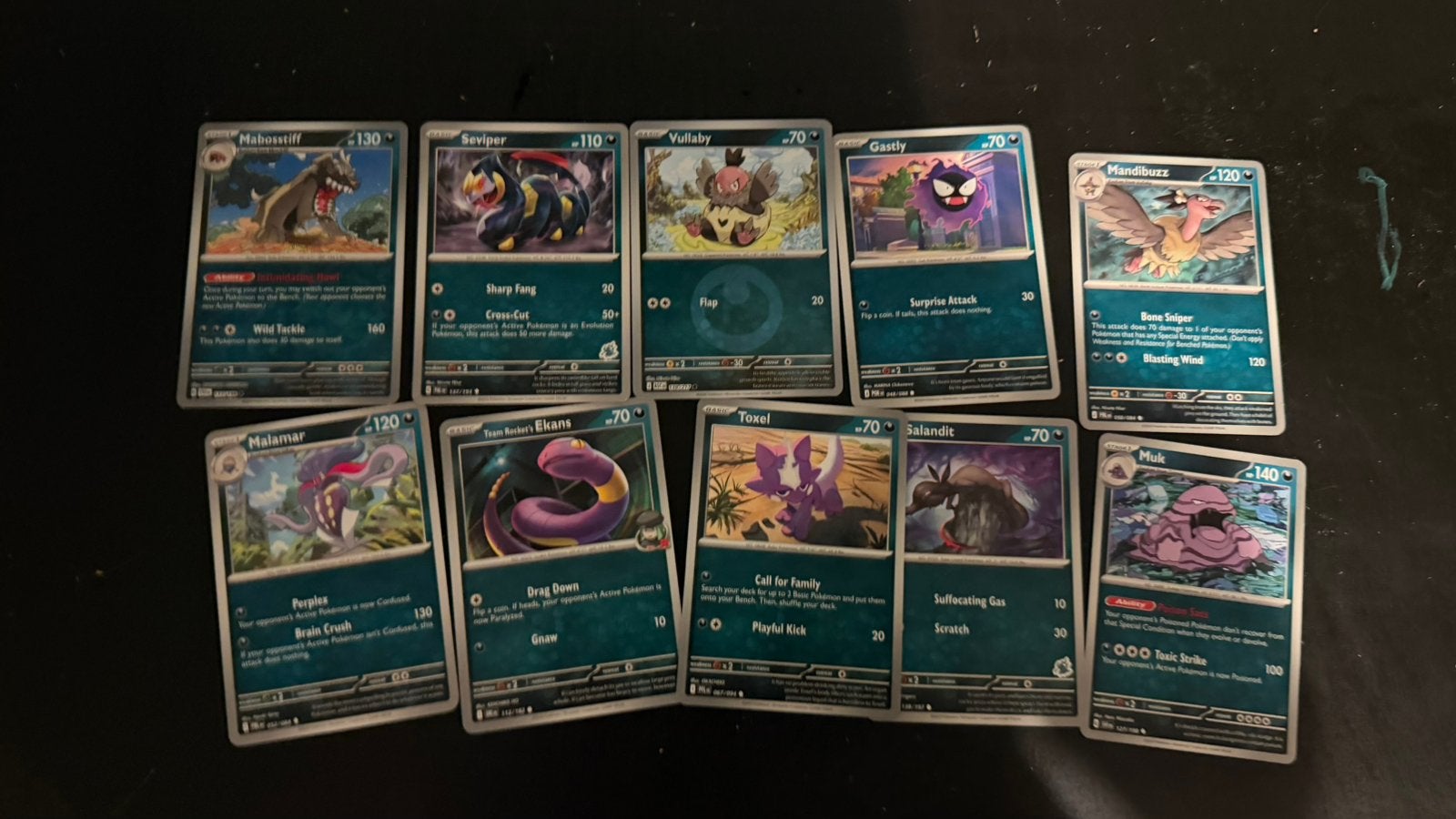 Pokémon kaarten 10 pc, Ophalen of Verzenden, Zo goed als nieuw