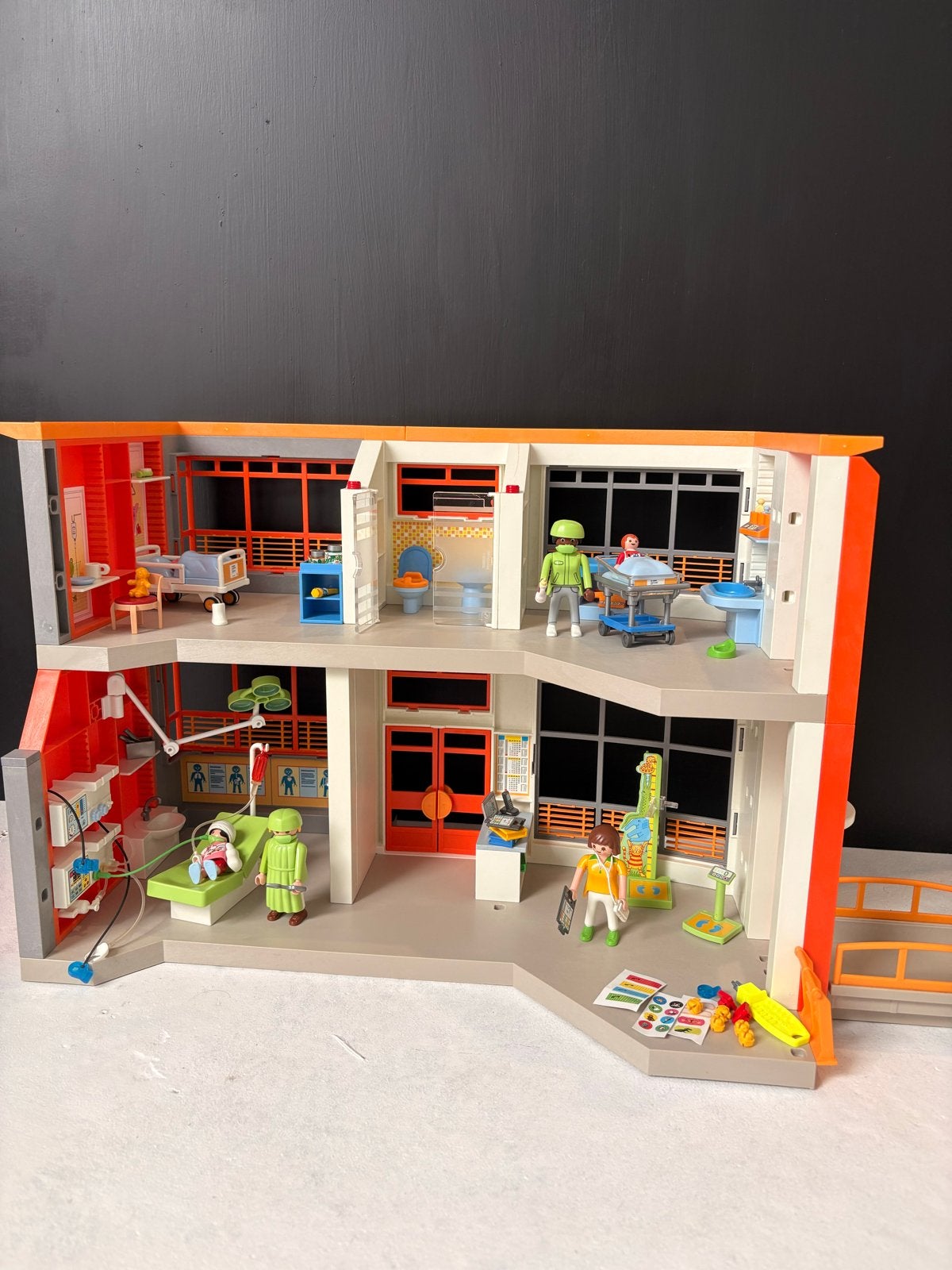 Playmobil City Life Ziekenhuis 6657, Gebruikt, Gebouw, Complete set, Ophalen of Verzenden