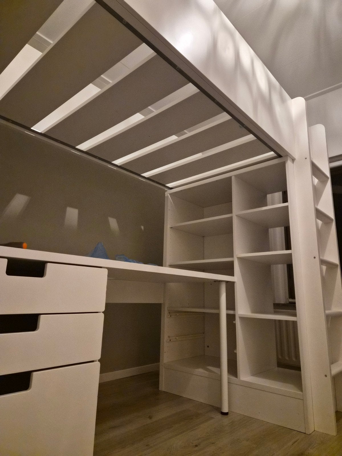 IKEA Bunk bed / loft bed, Ophalen, Tweepersoons, Zo goed als nieuw, Stapelbed