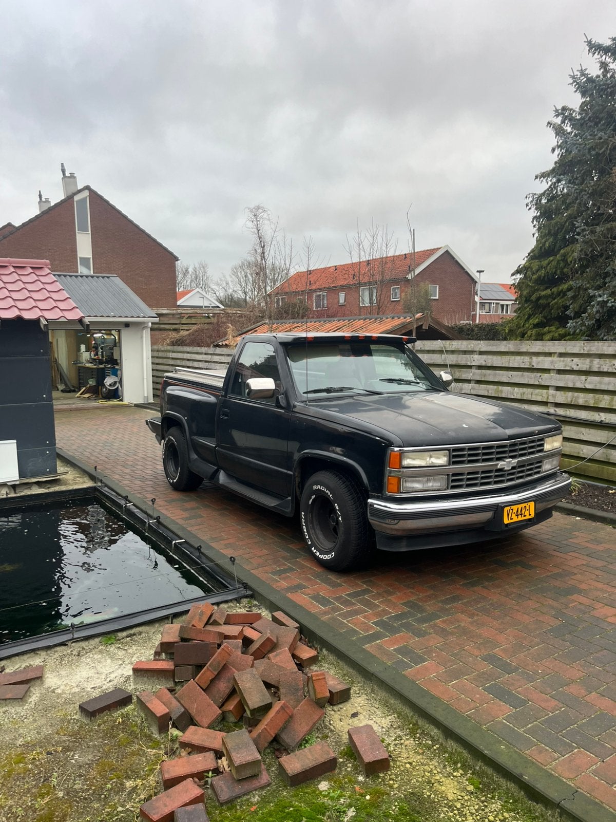 GMC 1992, Auto's, Bestelauto's, 8 cilinders, Chevrolet, Zwart, Bedrijf