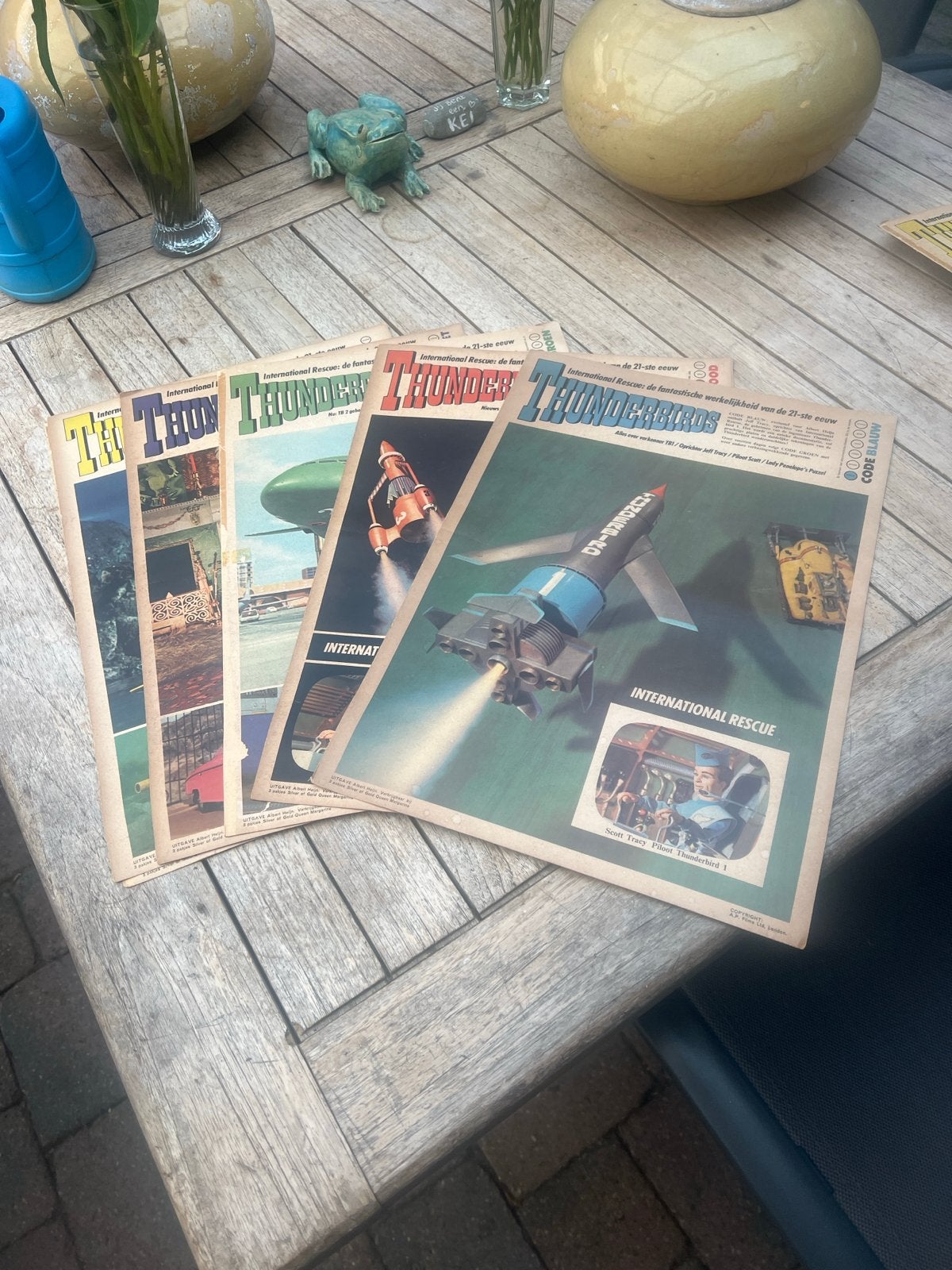 Thunderbirds stripboeken - Vintage collectie, Ophalen of Verzenden, Gelezen, Overige typen