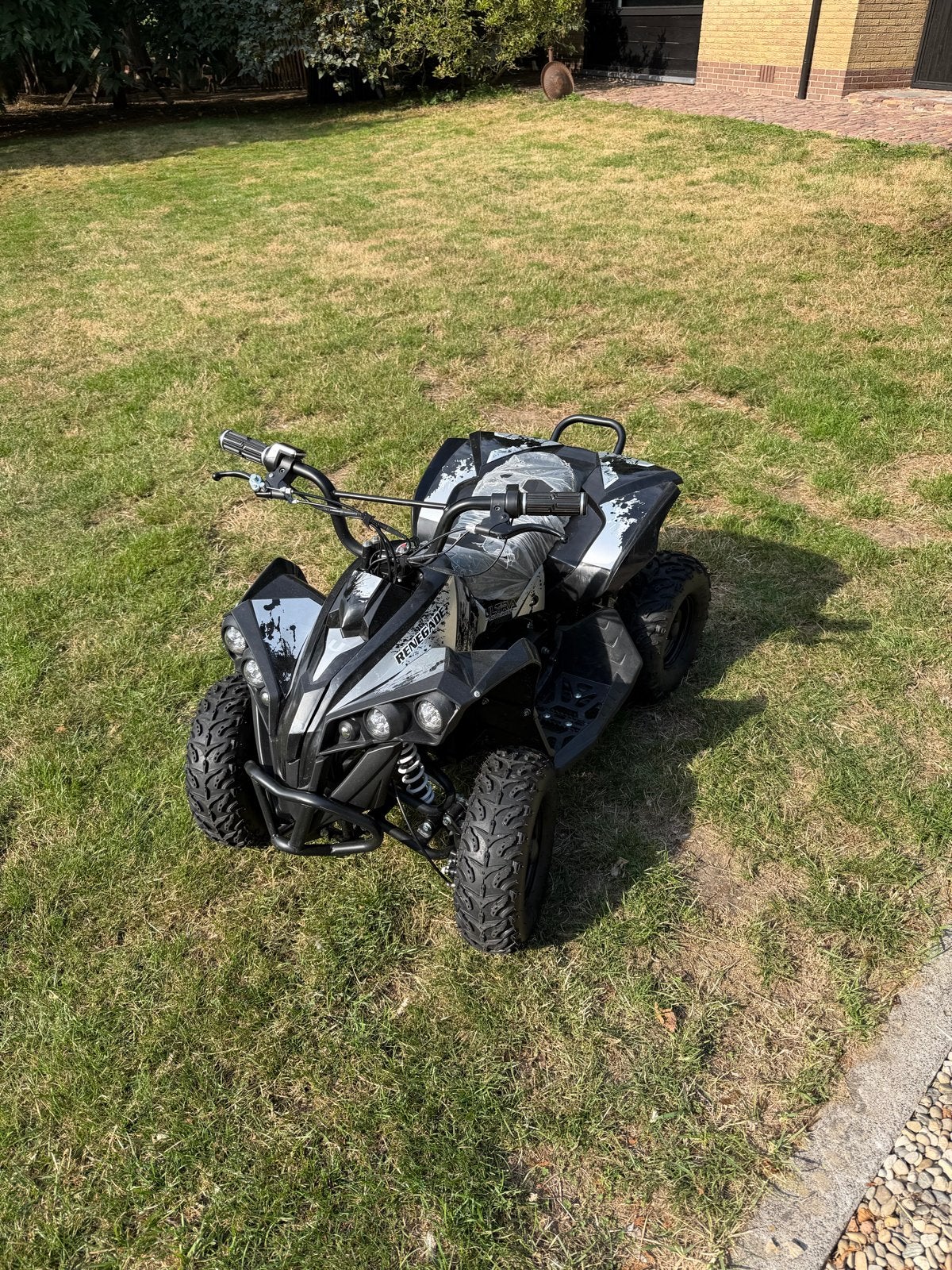 Ultra 1200W 48V Elektrische Kinder Quad zwart, Zo goed als nieuw