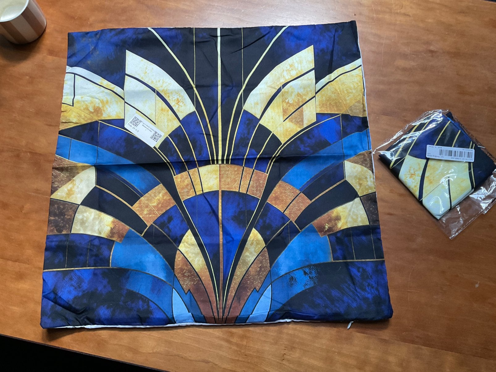Luxe kussen overtrek set nieuwe kussenhoezen 50x50cm., Ophalen, Nieuw