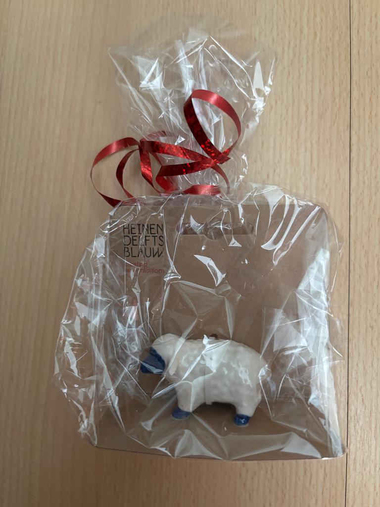 Schattig Heinen Delfts Blauw schaap nieuw, Ophalen of Verzenden, Nieuw