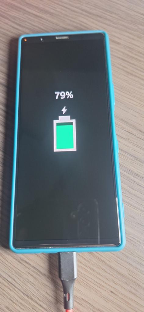 Sony Xperia 5 - Gebruikt met lichte gebruiksschade, Gebruikt, Blauw, Touchscreen, Ophalen of Verzenden