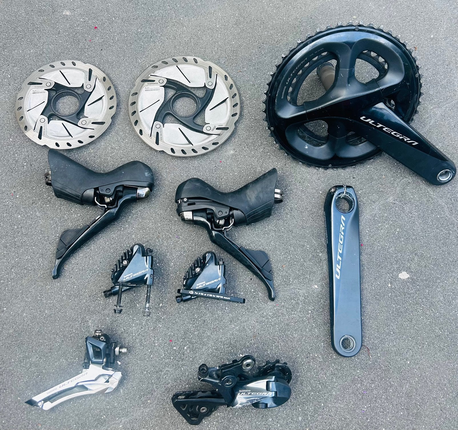 Shimano Ultegra R8000 groepset, Fietsen en Brommers, Fietsonderdelen, Ophalen of Verzenden, Gebruikt, Racefiets, Overige typen