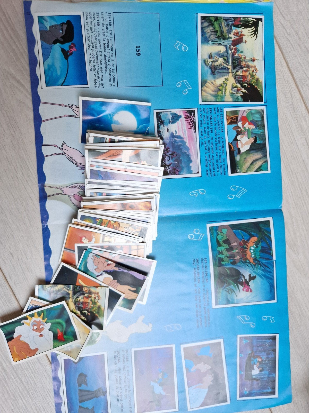 1989 panini de kleine zeermin stickeralbum met stickers, Ophalen of Verzenden, Overige figuren