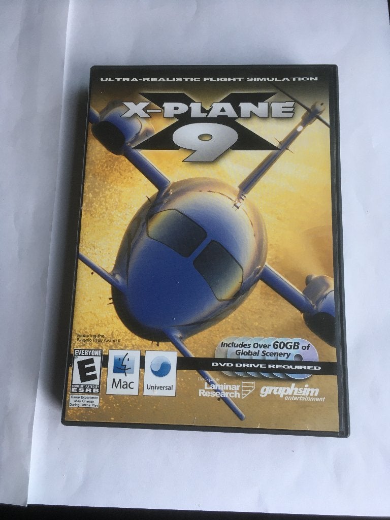 x-plane 9 apple mac os game spel flight simulator, Spelcomputers en Games, 1 speler, Ophalen of Verzenden, Zo goed als nieuw, Vanaf 3 jaar