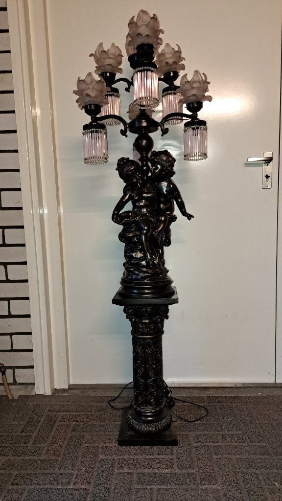te koop grote lamp, Ophalen