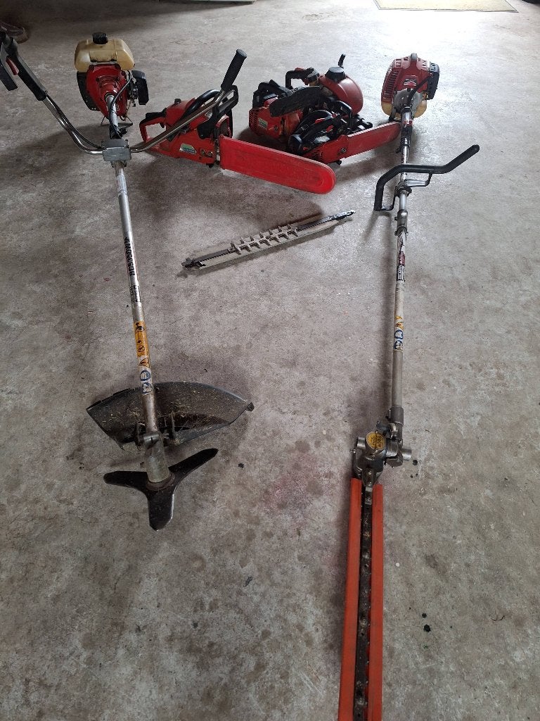 Tuinmachines, Gebruikt, 70 mm of meer, Kettingzaag, Minder dan 600 watt
