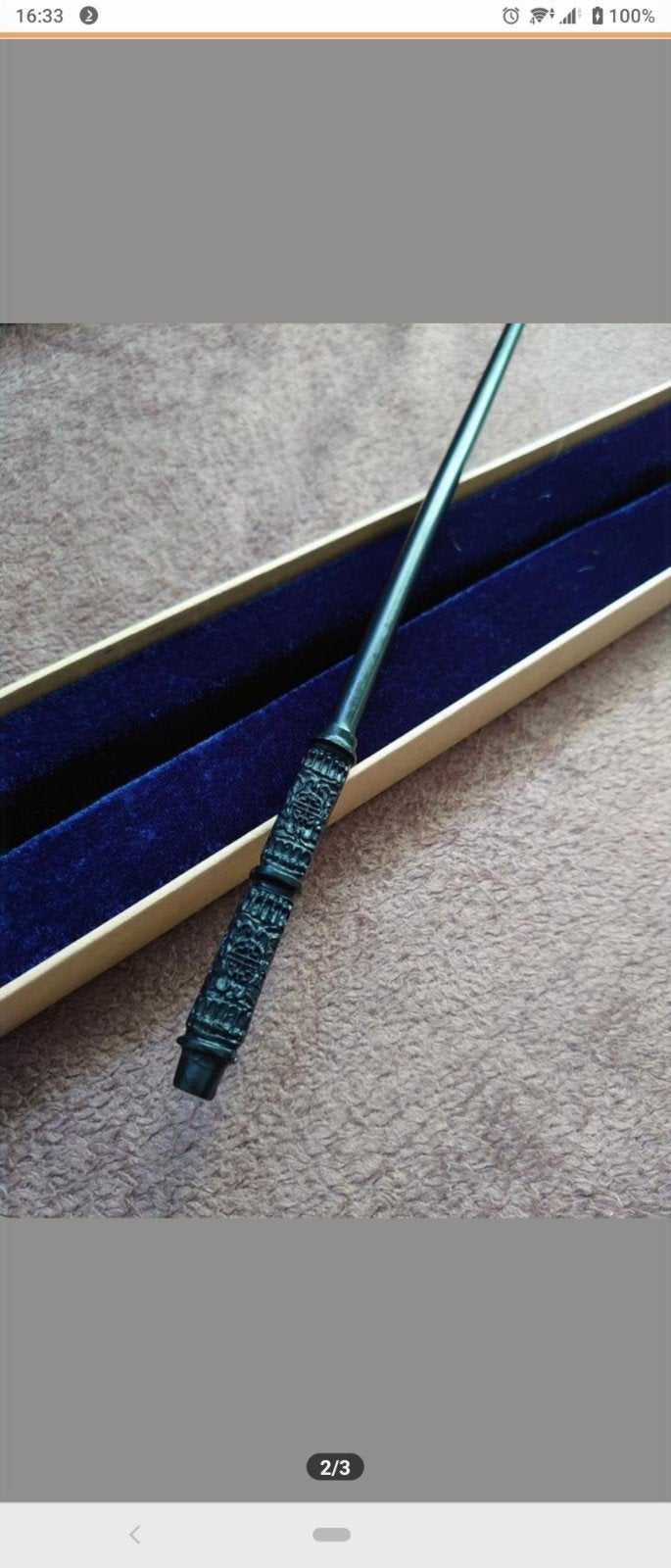 Harry Potter Severus Snape toverstok wand, Ophalen of Verzenden, Replica