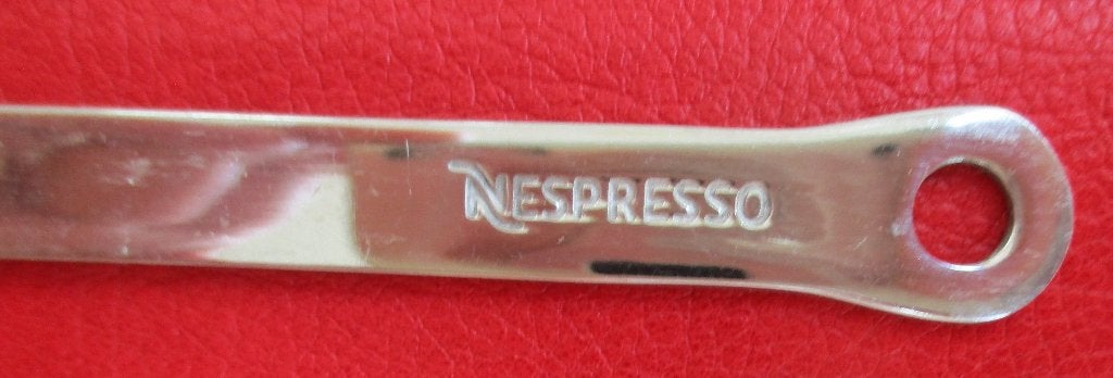 NESPRESSO lange lepel voor hoge beker 17,1cm 14 gram, Ophalen of Verzenden, Zo goed als nieuw