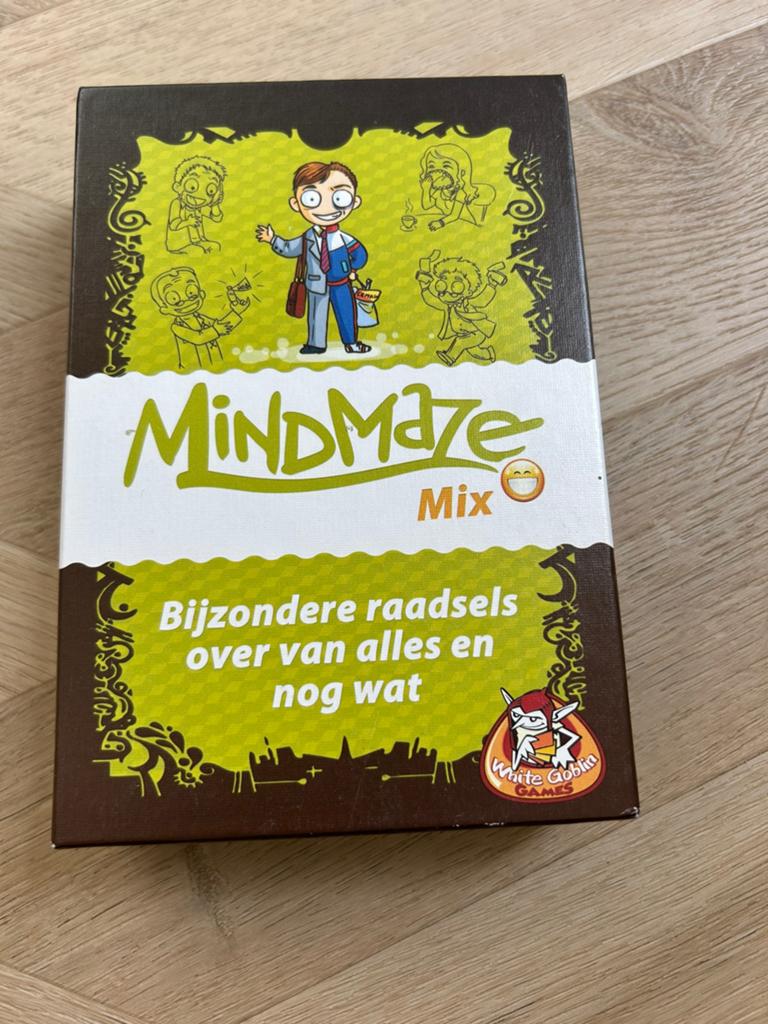 Mindmaze mix denkpuzzels smartgame, Ophalen of Verzenden, Minder dan 500 stukjes, Zo goed als nieuw