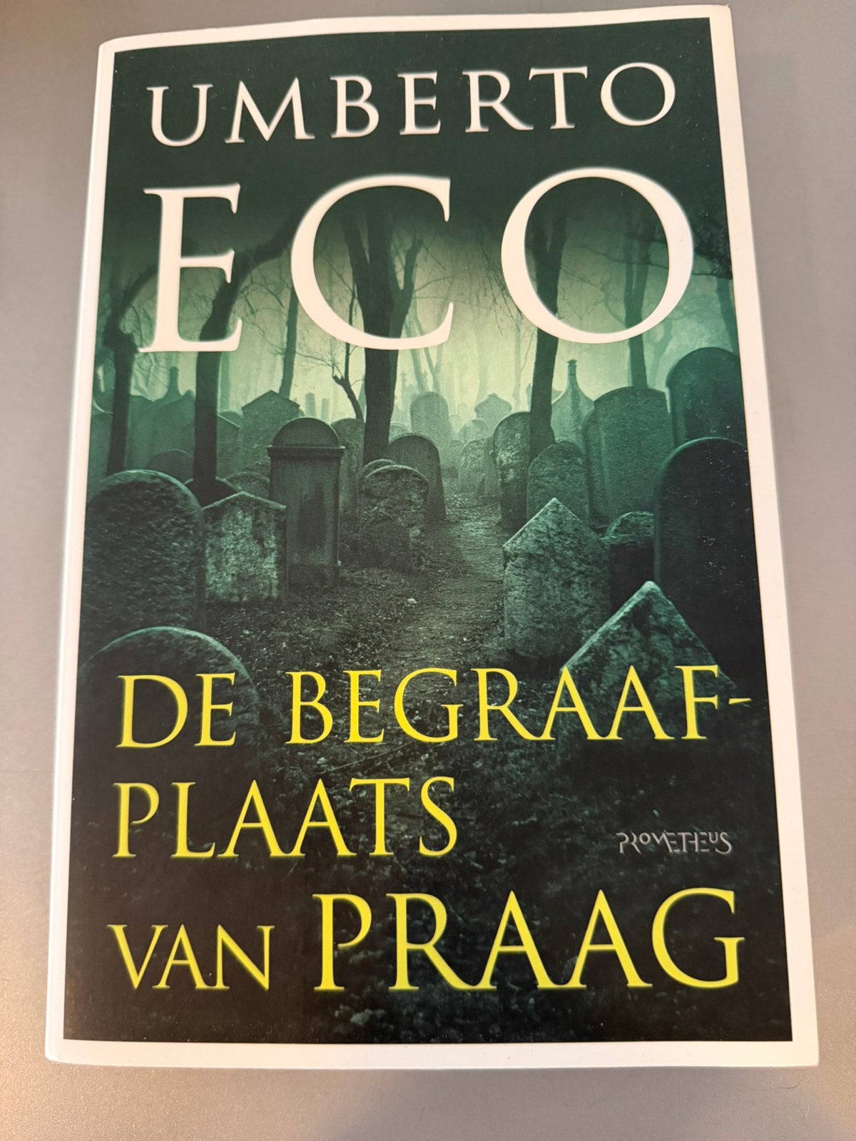 De begraafplaats van Praag, Umberto Eco, Boeken, Ophalen of Verzenden, Zo goed als nieuw