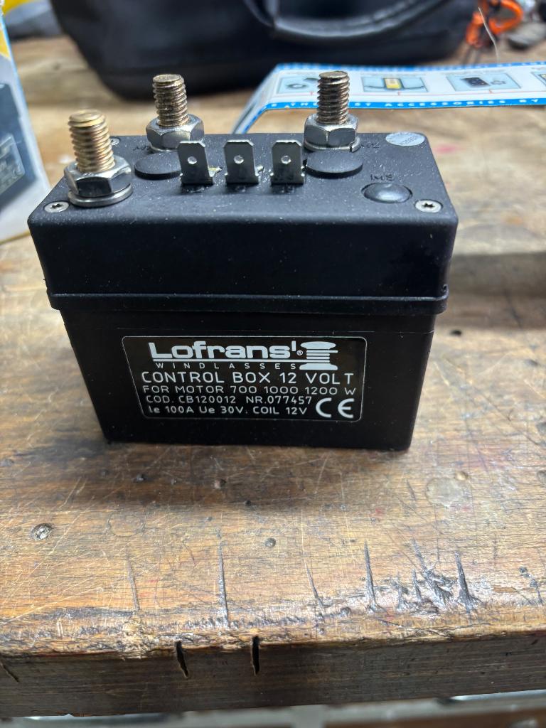 Relais Ankerlier Lofrans 12 Volt, Watersport en Boten, Bootonderdelen, Ophalen of Verzenden, Nieuw, Ankeren en Afmeren, Zeilboot of Motorboot