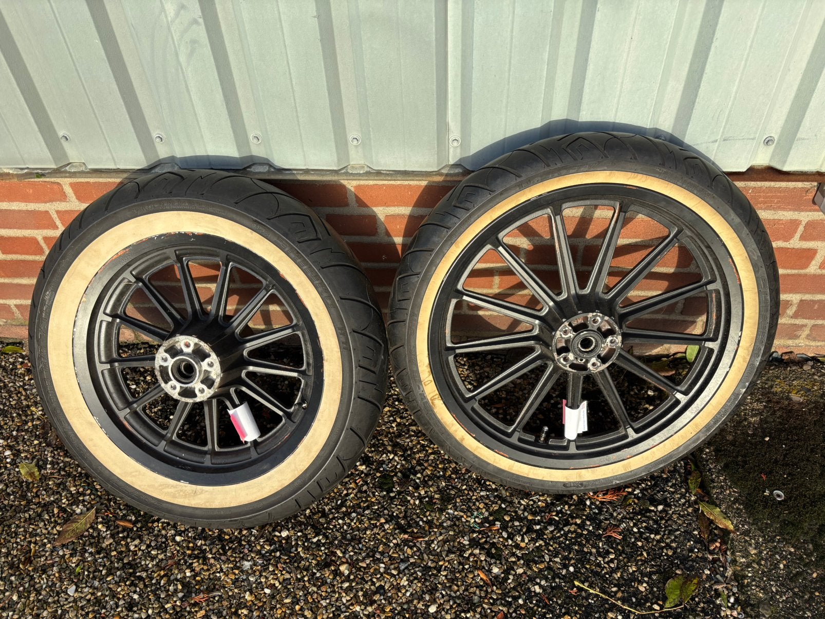 Harley-Davidson 13 spaaks evo gietwielen wielen fxr dyna, Ophalen of Verzenden, Gebruikt