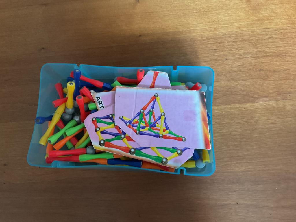 Magneetstaafjes Bouwset - Creatief Speelgoed, Kinderen en Baby's, Speelgoed | Educatief en Creatief, Ophalen of Verzenden, Gebruikt