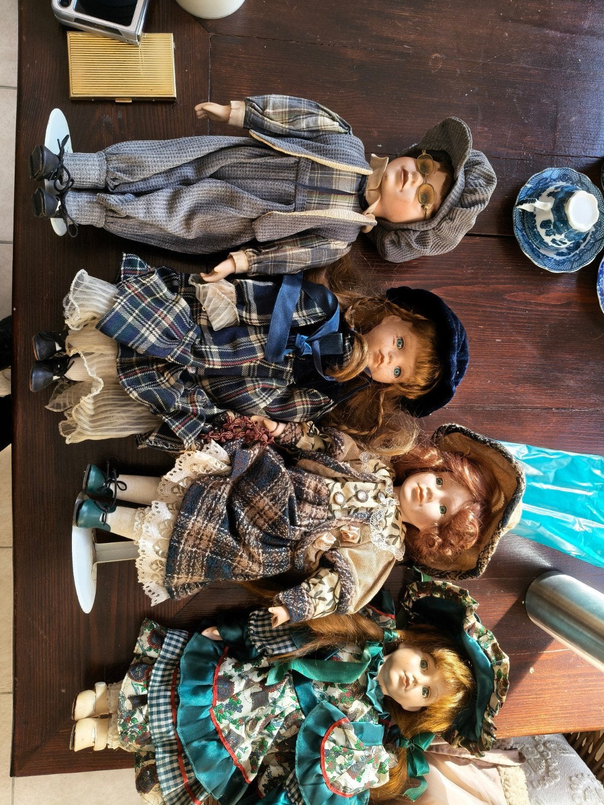 Antieke Porseleinen Poppen - Set of Los te Koop, Verzamelen, Ophalen of Verzenden, Gebruikt, Pop