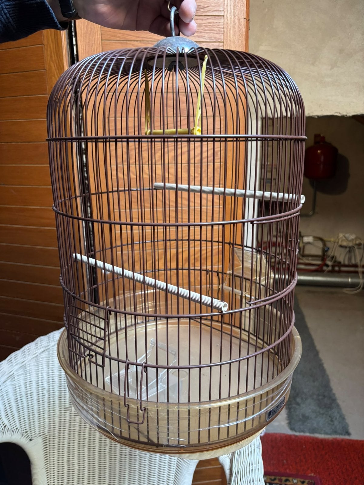 Vogelkooitje, Dieren en Toebehoren, Ophalen, Gebruikt, Hout, Vogelkooi