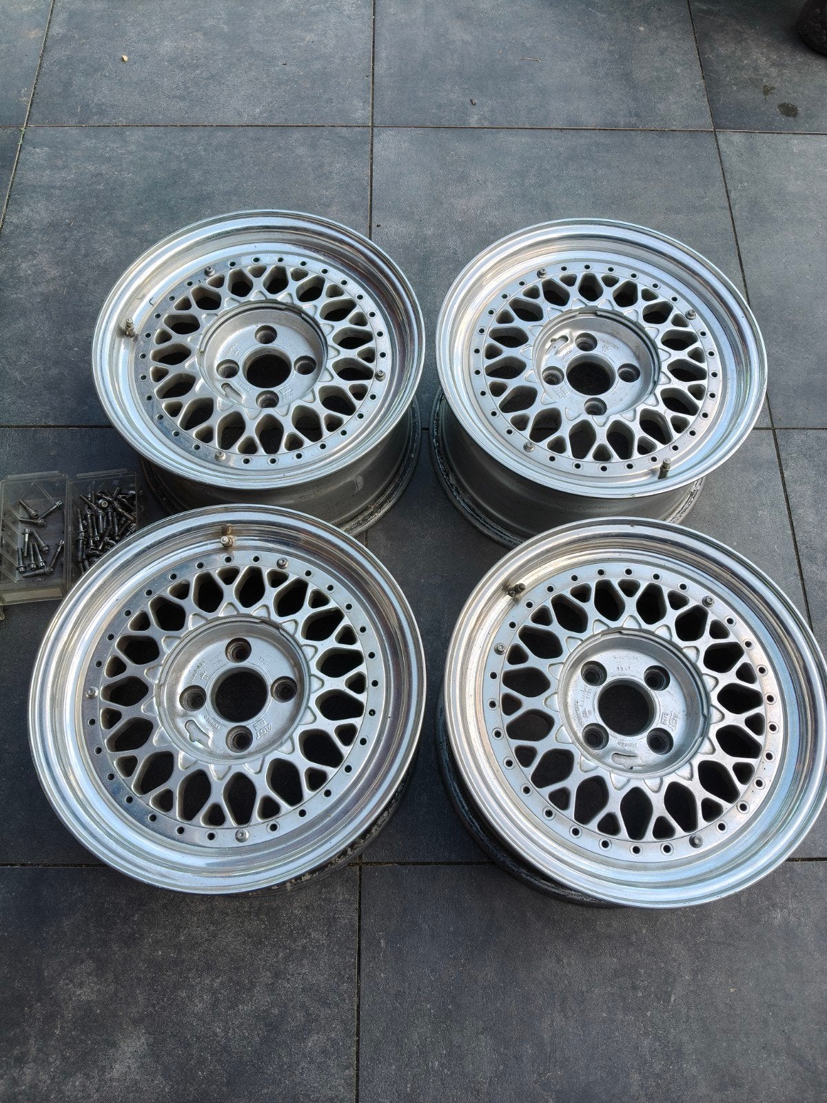 ACT forged 4x100 BBS meerdelige, Ophalen, Gebruikt