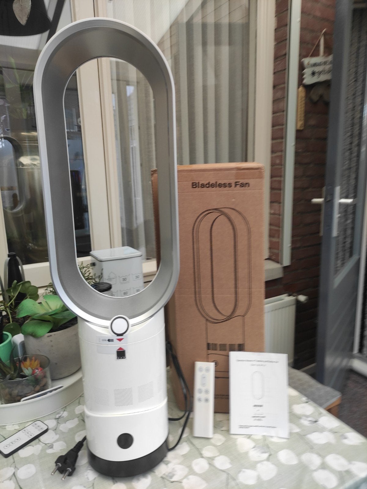 Bladeless ventilator met afstandsbediening, Witgoed en Apparatuur, Ventilatoren, Ophalen, Ventilator met afstandsbediening, Nieuw