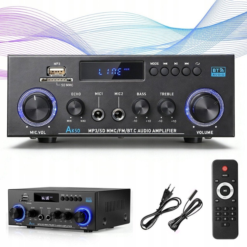 Audio Versterker Bluetooth Karaoke, Ophalen, Nieuw, Minder dan 60 watt, Overige merken