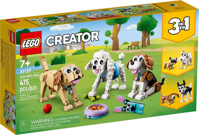 Lego Creator 3in1 31137 Schattige honden, Ophalen of Verzenden, Nieuw, Complete set, Lego