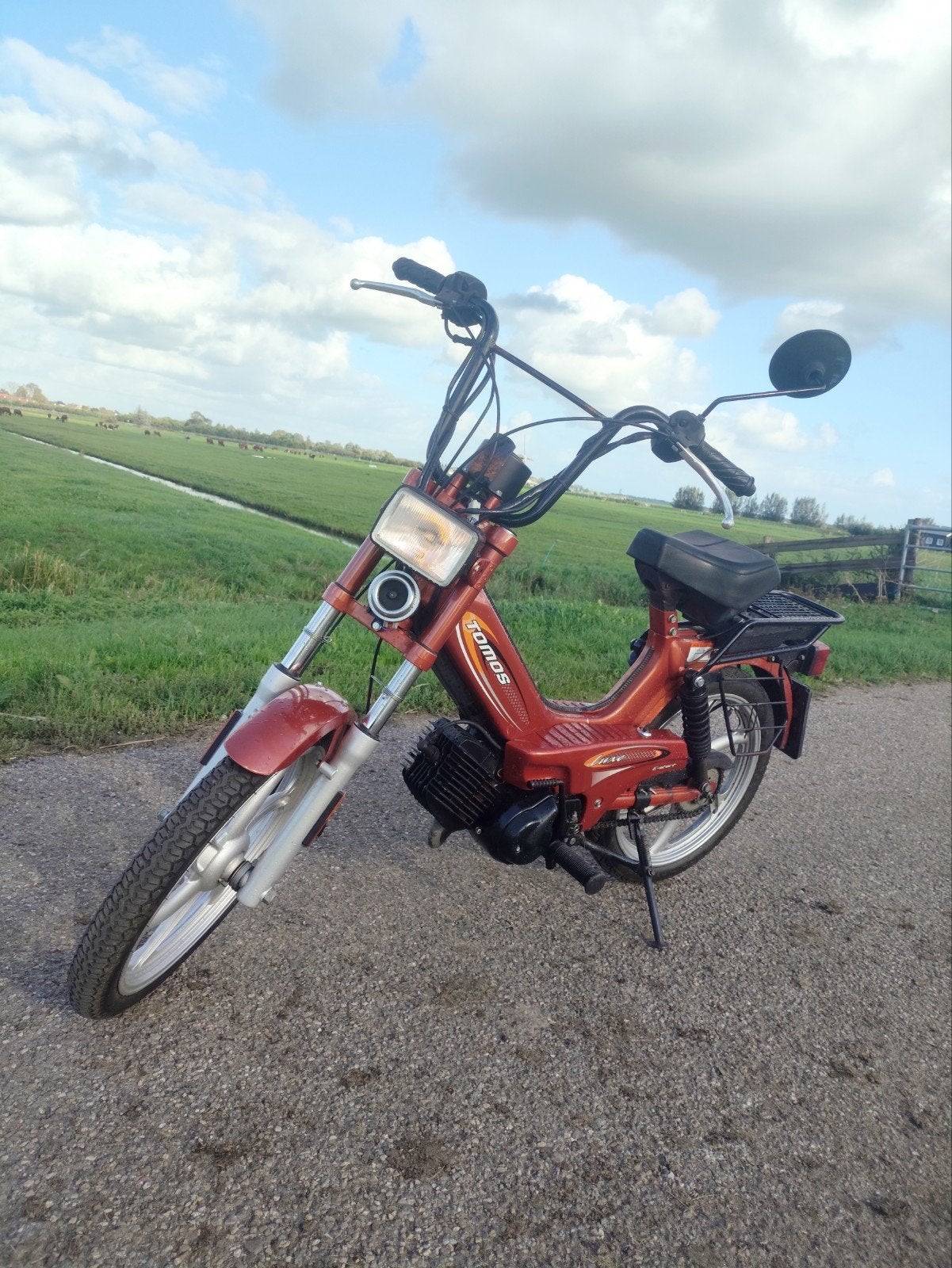 Tomos luxe e-start 2012 snorfiets - 25kmp - 8597km!!, Ophalen, Gebruikt, Overige modellen, 49 cc