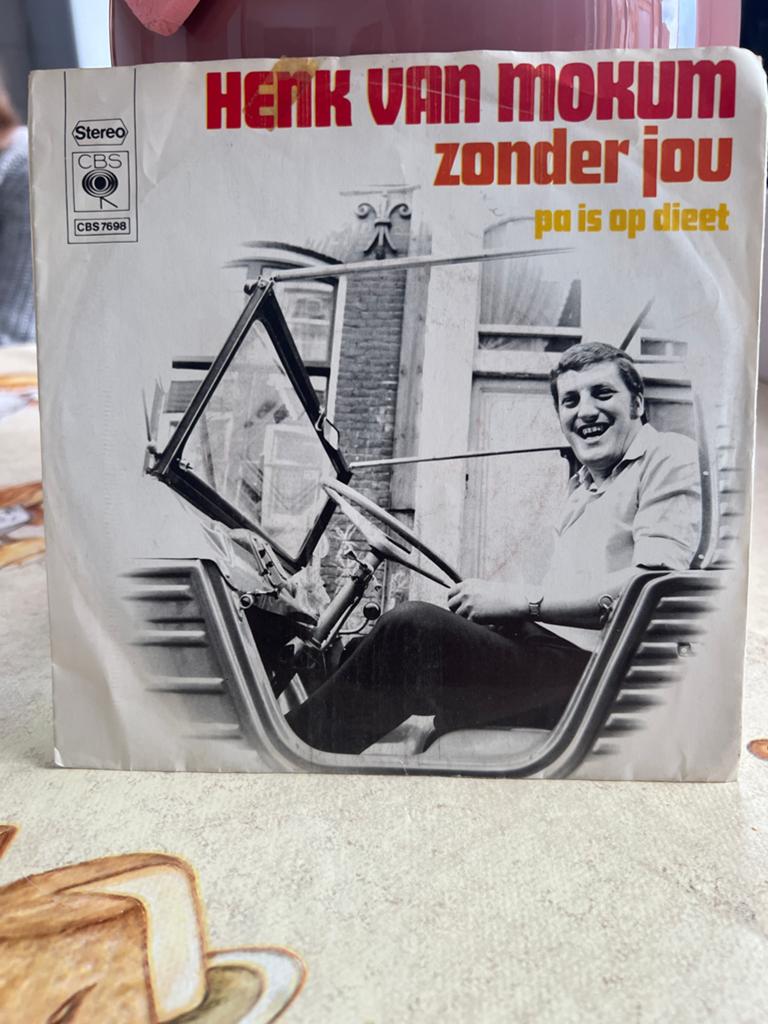 Henk van Mokum - Zonder Jou / Pa Is Op Dieet (Single), Ophalen of Verzenden, Zo goed als nieuw